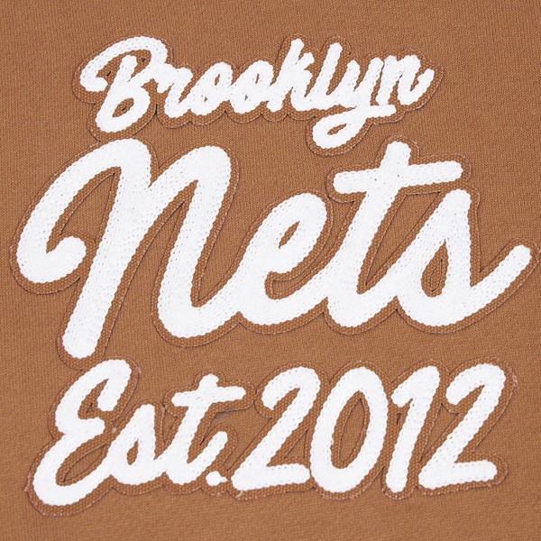 Толстовка Brooklyn Nets Pro Standard Paint the City Drop Shoulder - Brown