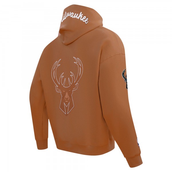 Толстовка Milwaukee Bucks Pro Standard Paint the City Drop Shoulder - Brown