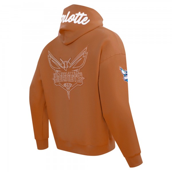 Толстовка Charlotte Hornets Pro Standard Paint the City Drop Shoulder - Brown