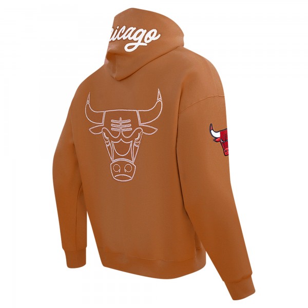 Толстовка Chicago Bulls Pro Standard Paint the City Drop Shoulder - Brown