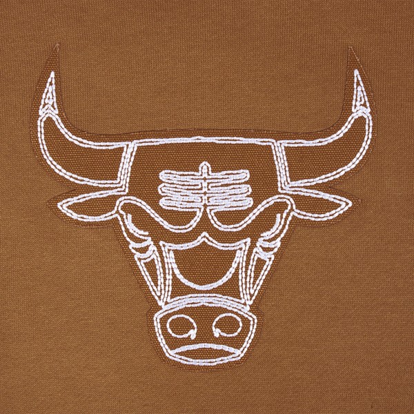 Толстовка Chicago Bulls Pro Standard Paint the City Drop Shoulder - Brown