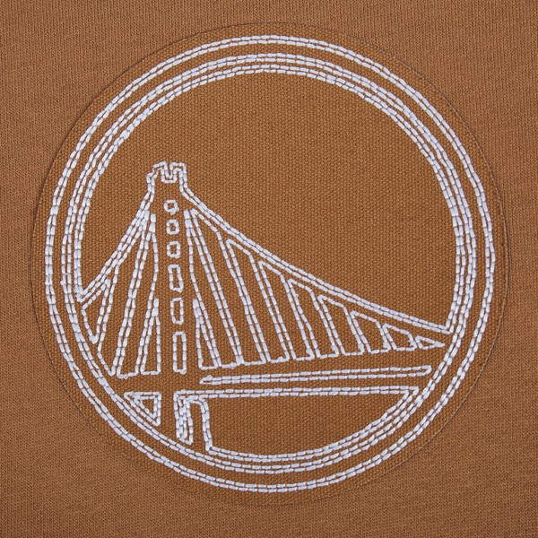 Толстовка Golden State Warriors Pro Standard Paint the City - Brown