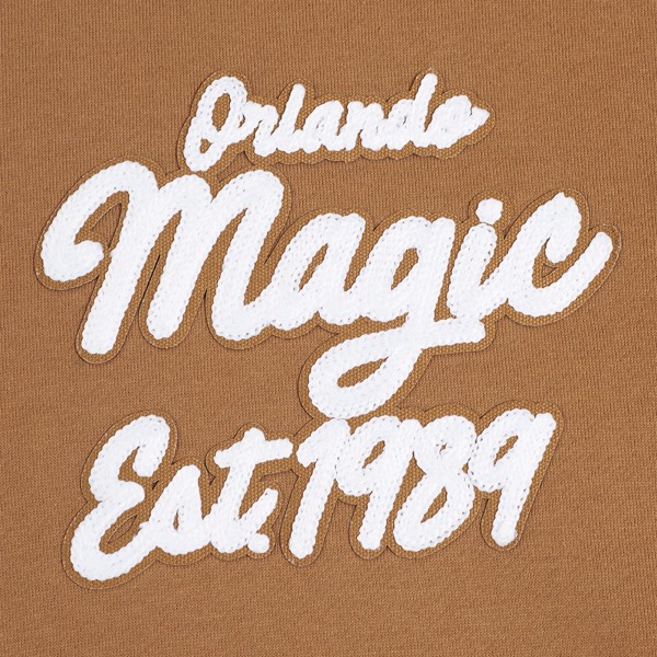 Толстовка Orlando Magic Pro Standard Brown Paint the City Drop Shoulder