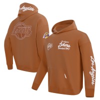 Толстовка Los Angeles Lakers Pro Standard Paint the City Drop Shoulder - Brown