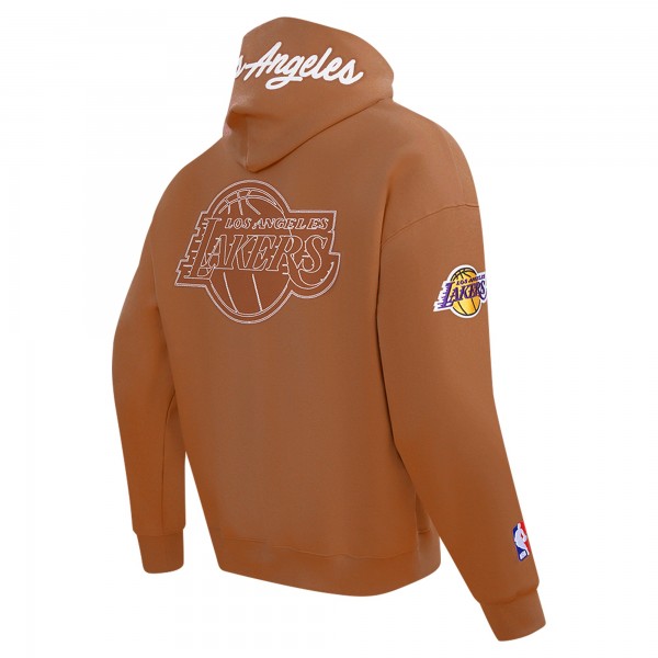 Толстовка Los Angeles Lakers Pro Standard Paint the City Drop Shoulder - Brown