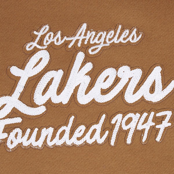 Толстовка Los Angeles Lakers Pro Standard Paint the City Drop Shoulder - Brown
