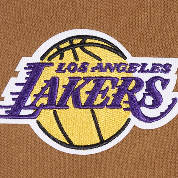 Толстовка Los Angeles Lakers Pro Standard Paint the City Drop Shoulder - Brown