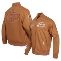 Кофта на молнии Los Angeles Lakers Pro Standard Paint The City - Brown