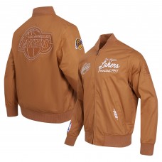 Кофта на молнии Los Angeles Lakers Pro Standard Paint The City - Brown