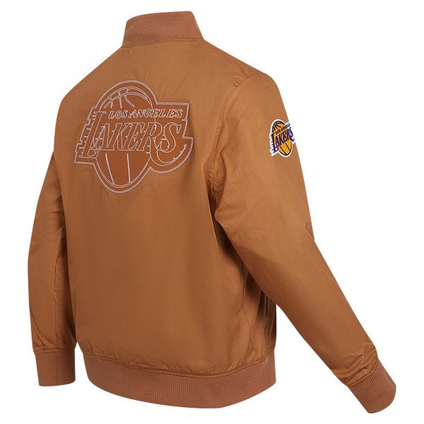 Кофта на молнии Los Angeles Lakers Pro Standard Paint The City - Brown