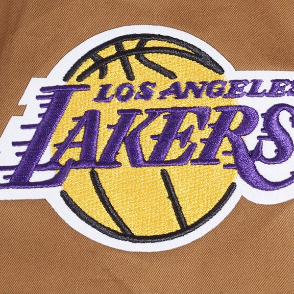 Кофта на молнии Los Angeles Lakers Pro Standard Paint The City - Brown