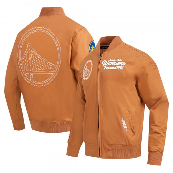 Кофта на молнии Golden State Warriors Pro Standard Paint The City - Brown