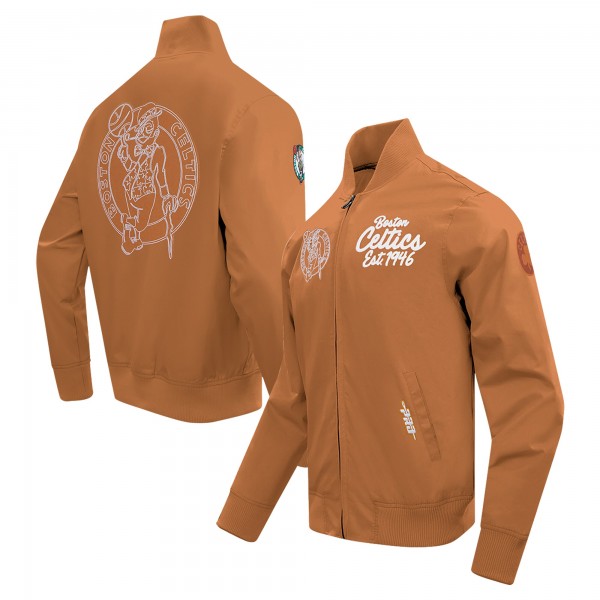 Кофта на молнии Boston Celtics Pro Standard Paint The City - Brown
