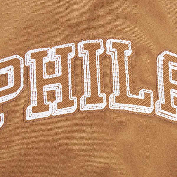 Philadelphia 76ers Pro Standard Brown Paint The City Full-Zip Jacket
