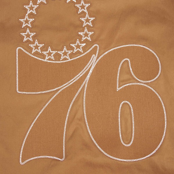 Philadelphia 76ers Pro Standard Brown Paint The City Full-Zip Jacket