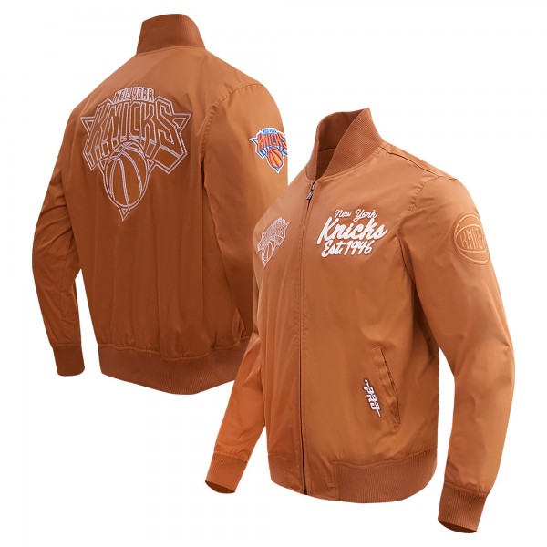 Кофта на молнии New York Knicks Pro Standard Paint The City - Brown