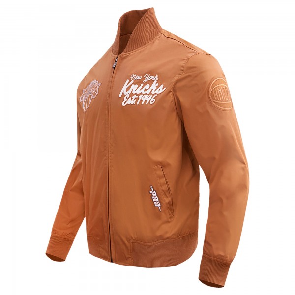 Кофта на молнии New York Knicks Pro Standard Paint The City - Brown