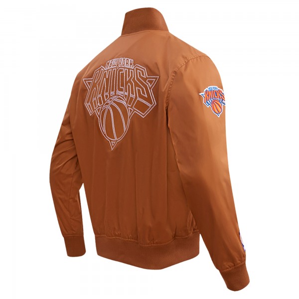 Кофта на молнии New York Knicks Pro Standard Paint The City - Brown