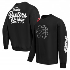 Toronto Raptors Pro Standard Black Paint the City Drop Shoulder Sweatshirt