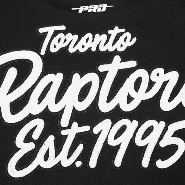 Toronto Raptors Pro Standard Black Paint the City Drop Shoulder Sweatshirt