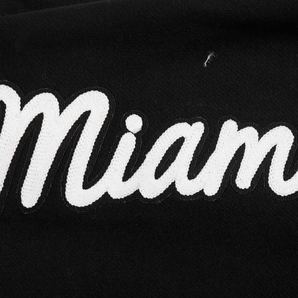 Кофта Miami Heat Pro Standard Black Paint the City Drop Shoulder