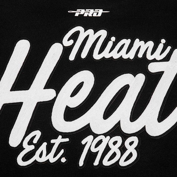 Кофта Miami Heat Pro Standard Black Paint the City Drop Shoulder