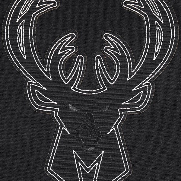 Milwaukee Bucks Pro Standard Black Paint the City Drop Shoulder Sweatshirt