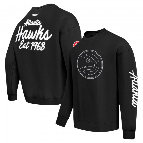 Кофта Atlanta Hawks Pro Standard Paint the City Drop Shoulder - Black