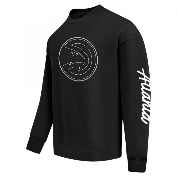 Кофта Atlanta Hawks Pro Standard Paint the City Drop Shoulder - Black