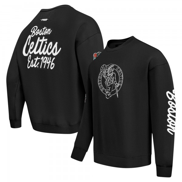 Кофта Boston Celtics Pro Standard Paint the City Drop Shoulder - Black