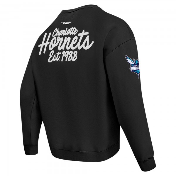 Кофта Charlotte Hornets Pro Standard Paint the City Drop Shoulder - Black