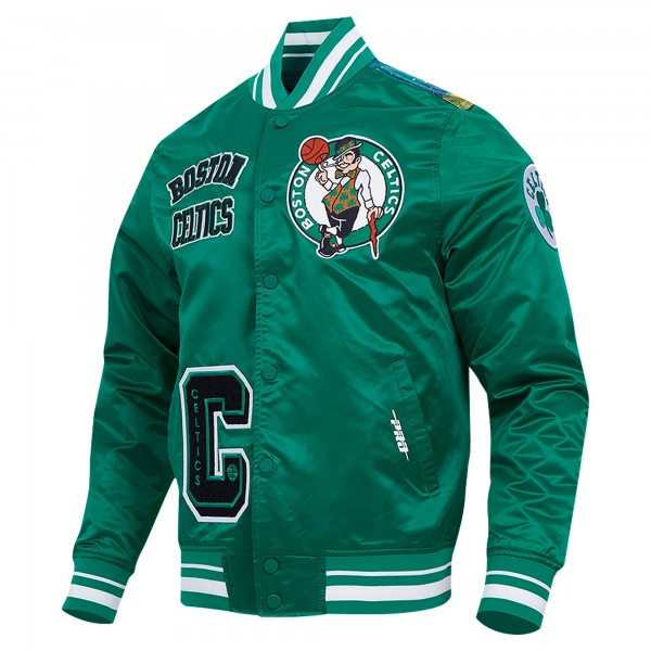 Бомбер Boston Celtics Pro Standard Sublimated Satin - Kelly Green