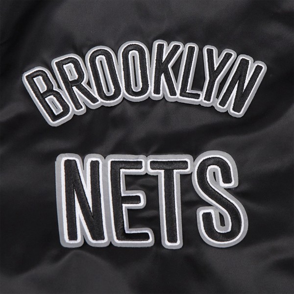 Бомбер Brooklyn Nets Pro Standard Sublimated Satin - Black