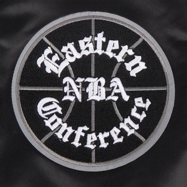 Бомбер Brooklyn Nets Pro Standard Sublimated Satin - Black