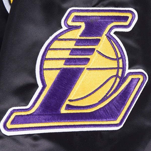 Бомбер Los Angeles Lakers Pro Standard Sublimated Satin - Black