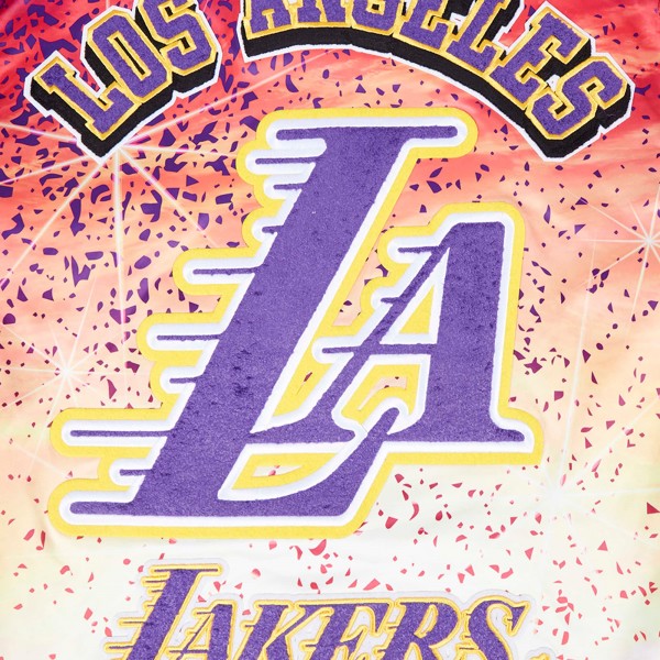 Бомбер Los Angeles Lakers Pro Standard Sublimated Satin - Black