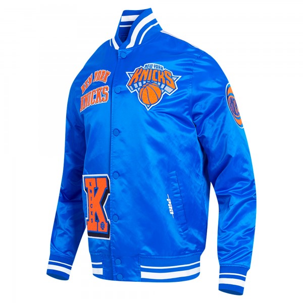 Бомбер New York Knicks Pro Standard Sublimated Satin - Royal