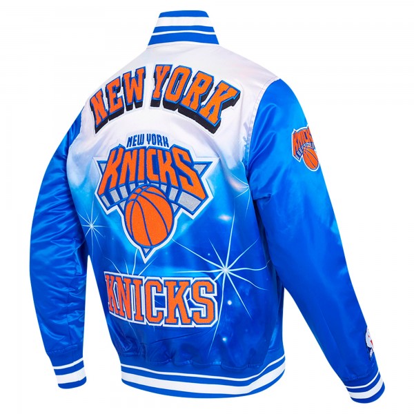 Бомбер New York Knicks Pro Standard Sublimated Satin - Royal