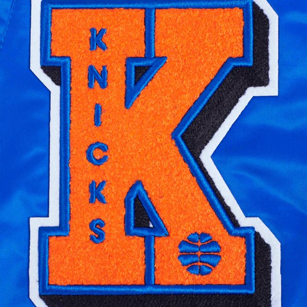 Бомбер New York Knicks Pro Standard Sublimated Satin - Royal