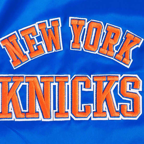 Бомбер New York Knicks Pro Standard Sublimated Satin - Royal
