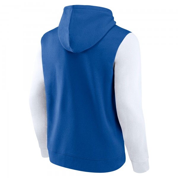 Los Angeles Dodgers Fanatics Royal Outline Fleece Pullover Hoodie