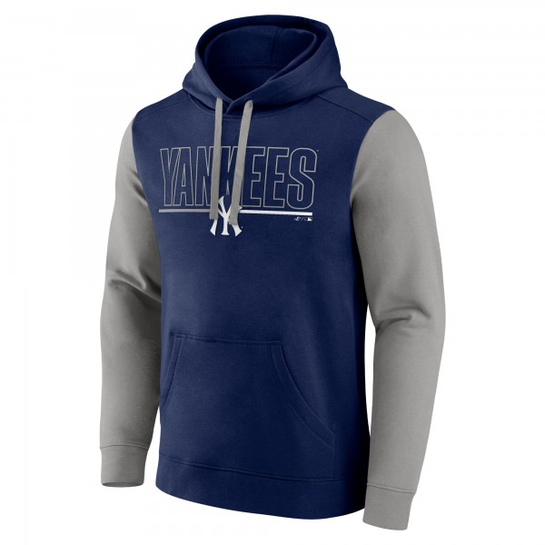Толстовка New York Yankees Fanatics Navy Outline Fleece