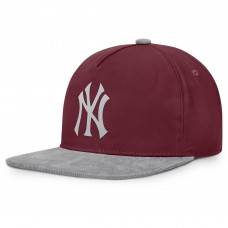 New York Yankees Fanatics Wine Front Office Snapback Hat