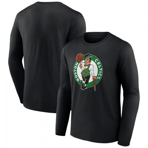 Футболка с длинным рукавом Boston Celtics Primary Logo - Black