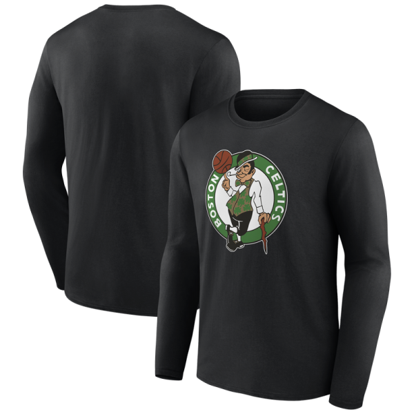 Футболка с длинным рукавом Boston Celtics Primary Logo - Black