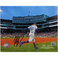 Mookie Betts Los Angeles Dodgers Autographed Fanatics Authentic 8 x 10 at Fenway Park Photograph