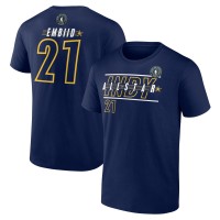 Футболка Joel Embiid 2024 NBA All-Star Game Rebound Battle Name & Number - Navy