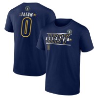 Футболка Jayson Tatum 2024 NBA All-Star Game Rebound Battle Name & Number - Navy