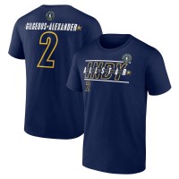 Shai Gilgeous-Alexander 2024 NBA All-Star Game Rebound Battle Name & Number T-Shirt - Navy