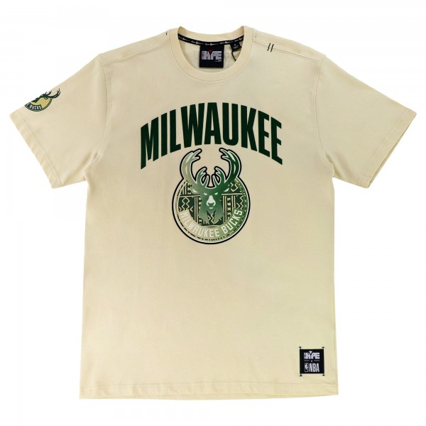 Футболка Milwaukee Bucks NBA x Two Hype Unisex Culture & Hoops – Cream